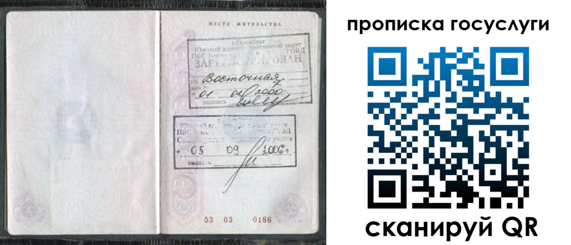 временная регистрация для школы в Кораблино